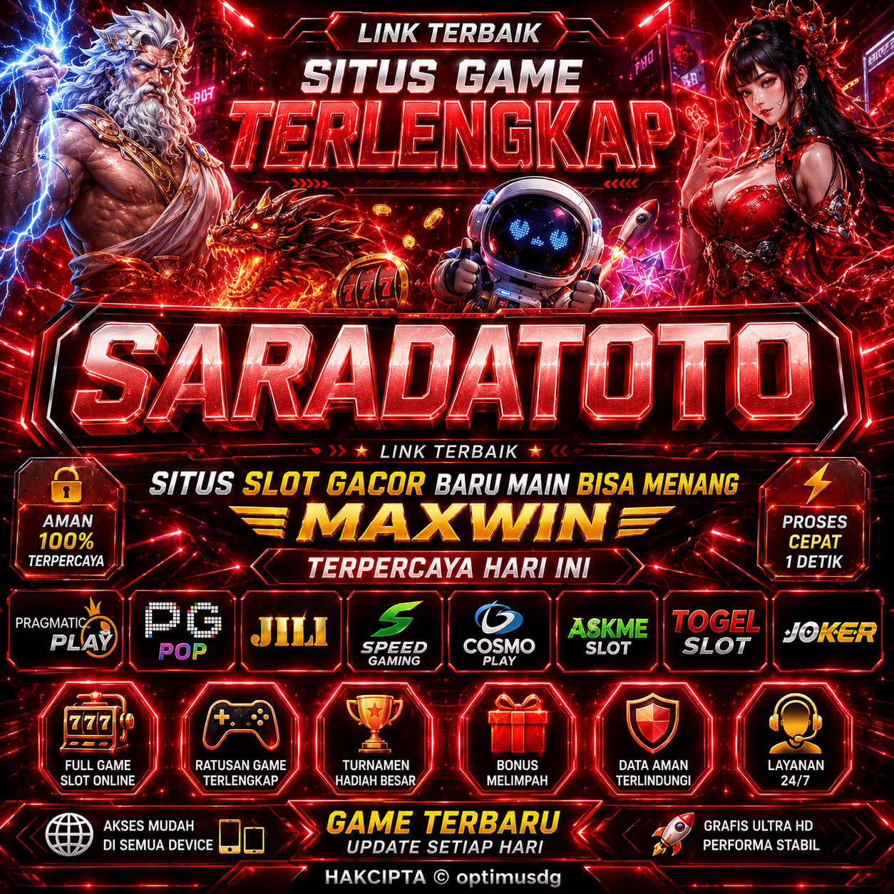 SARADATOTO Situs Game Terlengkap & Update Hari Ini 2026